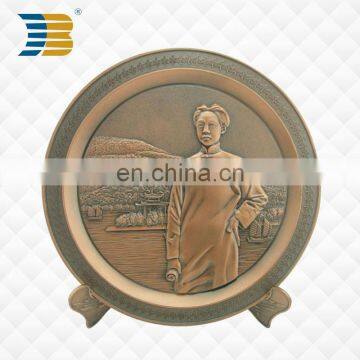 engraving ancient china custom souvenir plate