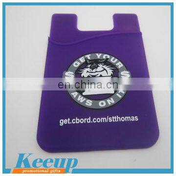 3M Sticker Silicone Phone Card Holder for Promotion