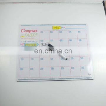 The Calendar Writing Board , Fridge Magnet Board With Mark Pen