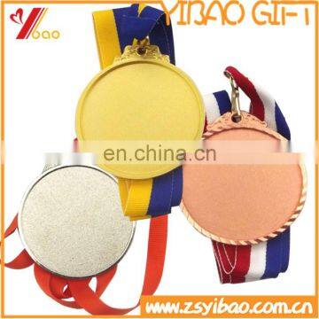 Plate gold/copper sport medals/multiple blank award Medals