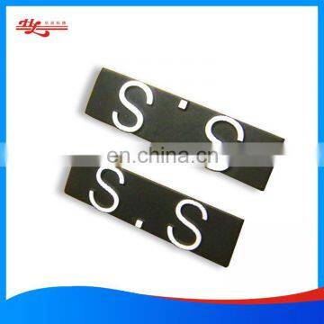 Metal aluminum diamond cut label