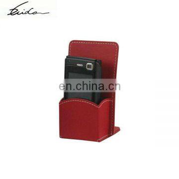 LEATHER MOBILE PHONE HOLDER FOR DESK