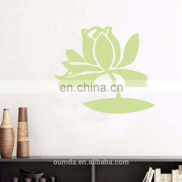 Custom quote wall decals lotus for home decoration
