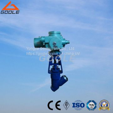 Electric Y Type Pressure Seal Globe Valve (GAJ965Y)