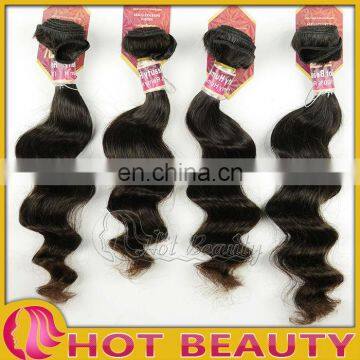 18 inch Peruvian Hair Weave, Unprocessed Human Virgin Hair