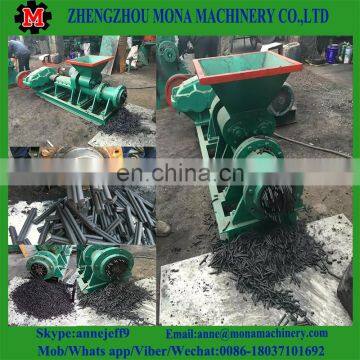 Energy saving coconut shell charcoal briquette machine/charcoal coal briquette screw briquetting machine