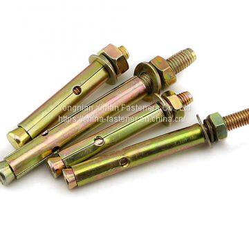Expansion bolt with hole