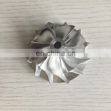 CT26 43.20/58.00mm 6+6 blades high performance Turbo milling/aluminum 2618/billet compressor wheel