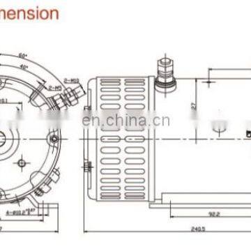 High Power dc Motor 24V 3KW for Electric Motor photo-4