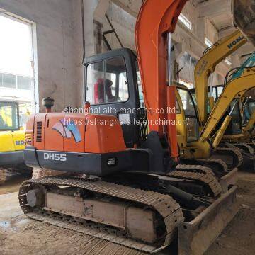 High Quality Doosan DH55 Mini Excavator Crawler Moving Type,Secondhand Doosan Mini Crawler/wheel Excavator With Hydraulic Engine photo-2