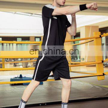 Wholesale Men 2 Two Piece Gym Mesh t Shirt and Shorts Set photo-2