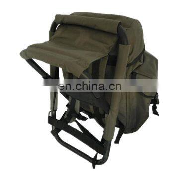 Custom Outdoor Waterproof Fishing Backpack Bag Tackle Bags With Steel Stool