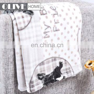 China Summer Soft 100% Polyester Printed Throw Cheap Fleece Blankets in Bulk photo-4
