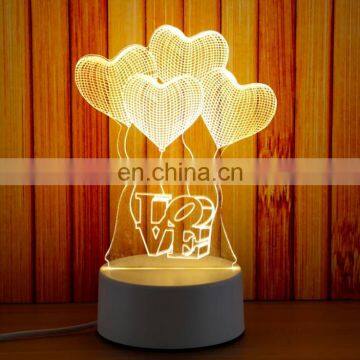 3D Creatives Acrylic Board Night Light for Gifts Oem Artwork is Welcomed photo-4