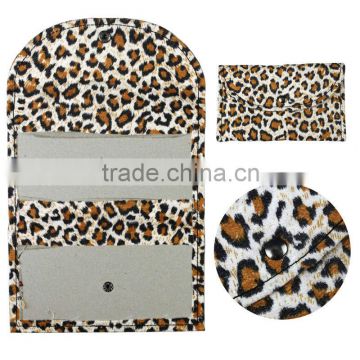 leopard bag/makeup packaging bags/makeup palette packing bag