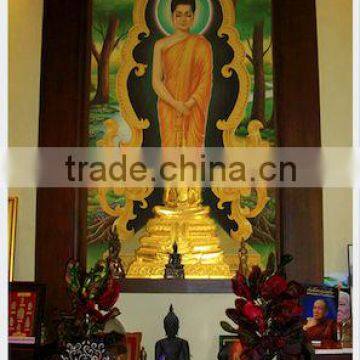Thai Textile Pattern Wallpaper