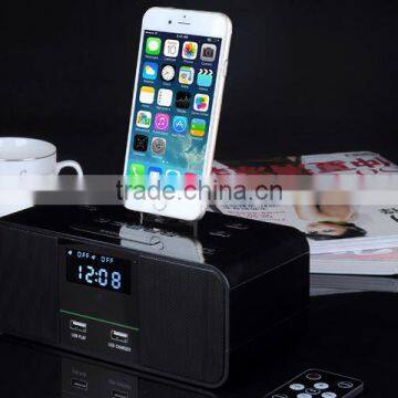 Coming soon digital speaker App control Bluetooth USB alarm clock speaker with touch