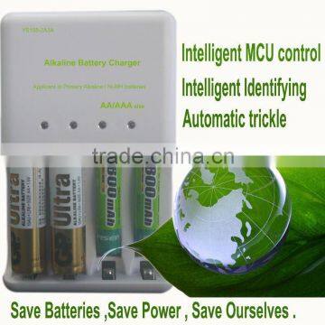 1.25v 1.5v AA/AAA Alkaline Battery Charger