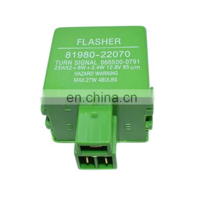 Free Shipping!TURN SIGNAL FLASHER RELAY 81980-22070 FOR TOYOTA WAGON SUPRA TERCEL CRESSIDA