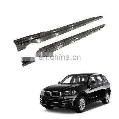 Car Accessories Body Kits Samurai Carbon Fiber Side Skirts universal Side Bumper For Bmw X5 G05