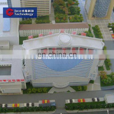 3D Real Estate Design Shenyang Military Region General Hospital Scale Model Architecture Hand Made photo-5