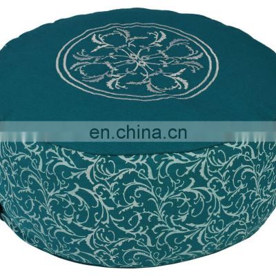 Newly Design Private Label Relaxation 100% Cotton Zafu Meditation Cushion Buy at Lowest Price