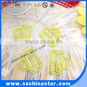 Metal Material Assorted Panton Color Cup Shape Paper Clip photo-5