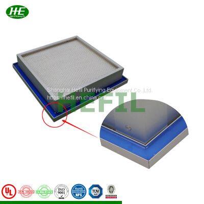 Mini Pleated Liquid Tank Gel Seal Hepa Air Filter For Clean Room