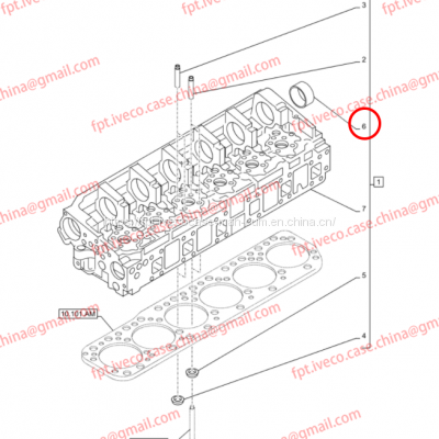 FPT IVECO CASE Cursor9 F2CFE614A*B041/F2CGE614F*V004 5802431166  Camshaft Watts504125778