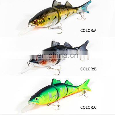 3 colors 23cm 82g Hot Sale Hard Plastic Multi-Joint Minnow for Freshwater Saltwater