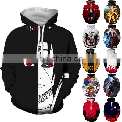 Custom Logo Polyester Cotton Anti-wrinkle Men's Printed Hoodies with Anti-shrink