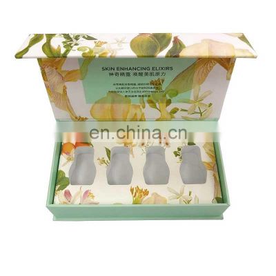 Custom color printing paper essential oil gift packaging personal care box with logo