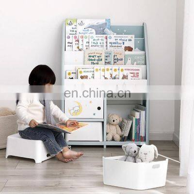 Kids' Cabinets Child Room Home Safety Plastic Bookshelf Drawers Baby Toy Children Kids' Cabinets Storage Rack For Children