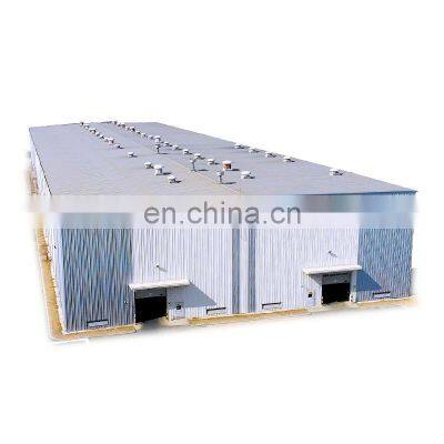 China Low Cost Prefab Steel Structure Shed Workshop / Warehouse Hangar