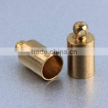 manufacture strong jewelry findings brass cord end