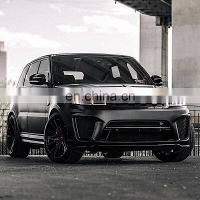 car body kit include front rear bumper headlights for Land Rover Range Rover Sport 2014-2018 upgrade to SVR style