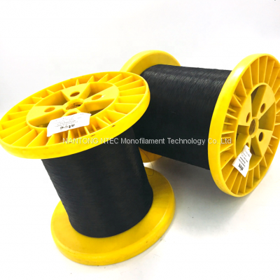 0.10-0.65mm Conductive Wear Resisting Condustive Carbon Nylon Monofilament Yarn photo-3