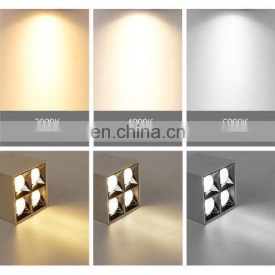 Box Square Shape Energy Saving Surface Mounting Cree5050 Office School 15W LED Grille Lamp photo-4