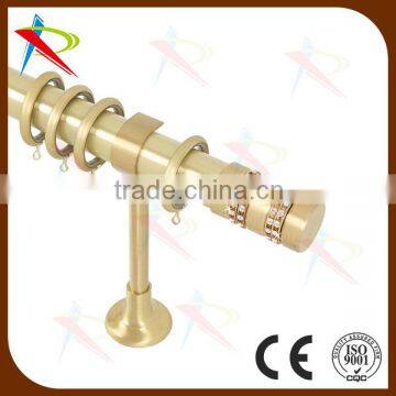 Shiny diamond decorated curtain rod set