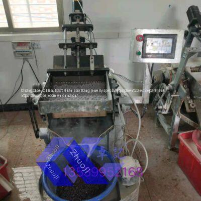 Zhuoji glass blue crystal blue beryl beads ball equipment CNC high speed automatic molding machine