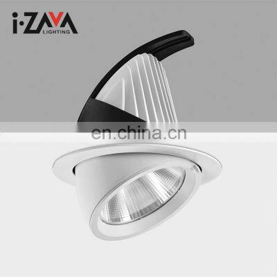 Factory Wholesale Aluminum Recessed Mounted Cob 42watt 50watt Commercial Indoor Led Spot Light