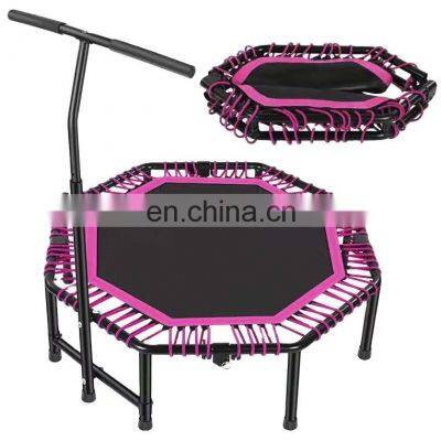 Big Indoor Fitness Rectangle Safety Round Jumpingbed Mini Trampoline for sale