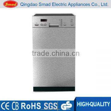 High speed Freestanding stainless steel electric dishwasher