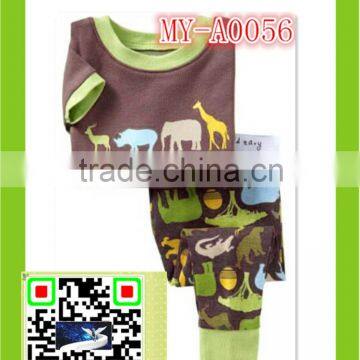 2015 new hot fashion korean pajamas animal print pajamas sleepwear MY-A0056