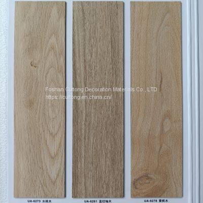 Engineering Rubber Board Interior Decoration Floor Paste Factory Dormitory Rental Room Plastic Wood Floor Wholesale Stone Plastic Floor Tile photo-5