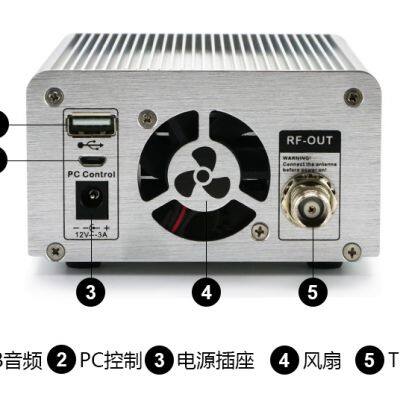 NIORFNIO6W Stereo PLL Stable Frequency Community Farm Church FM FM Wireless Broadcasting Equipment Range 87-108mhz photo-4