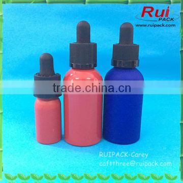 CFR certification dropper cap aluminum e-liquids bottle 10ml,30ml/colorful aluminum bottle with child proof e-liquids dropper