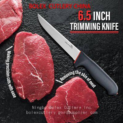 Meat Kebab Beef Sausage Fish Mutton Processing Slaughtering Butchery Hand Knives Tools Smallwares Hooks Supplies Produced by Bolex China Colour Coded Softgrip Santoprene Handles Full Range photo-5