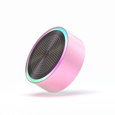 Mini Portable Outdoor Subwoofer Wireless Speakers With Led Flashing Colorful RGB Music Bass Speaker photo-2