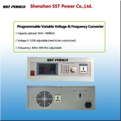 50Hz to 60Hz and 60Hz to 50Hz AC Power Source 40Hz to 400Hz Frequency Converter photo-3